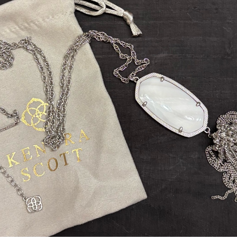 Kendra Scott Silver Chain Necklace
